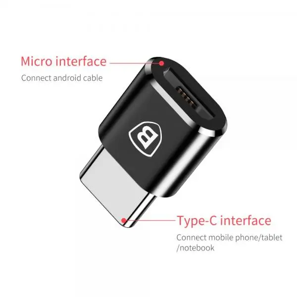 Adaptador USB-C hembra a Micro USB Baseus