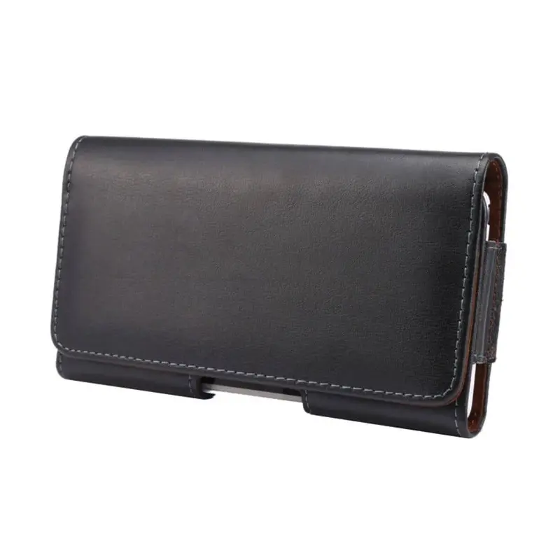 Authentic Leather Horizontal Belt Clip Case for Honor X8d (2025)