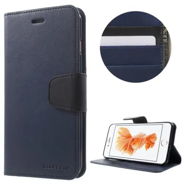 Booky Leath marino Funda iPhone 7 Plus