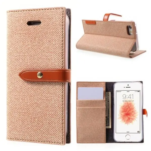 Booky Smart naranja Funda iPhone 5/5S/SE