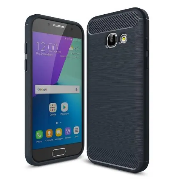 Carbon Protect azul Funda Galaxy A3 2017
