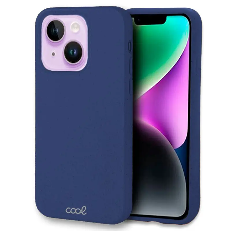 Carcasa COOL para iPhone 14 Eco Biodegradable Marino