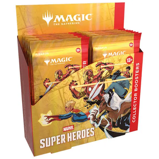 Collector Booster Display - Marvel Super Heroes Inglés (12 sobres)
