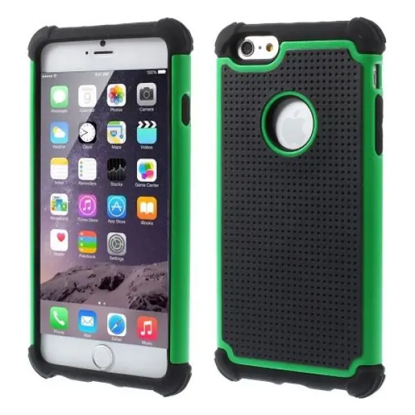 Double Protect verde Funda iPhone 6 Plus/6S Plus