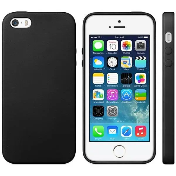 Earth tones negro Funda iPhone 5/5S/SE