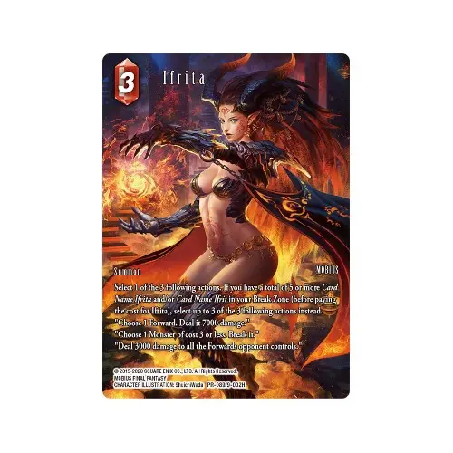 FINAL FANTASY TCG OPKIT IFRITA