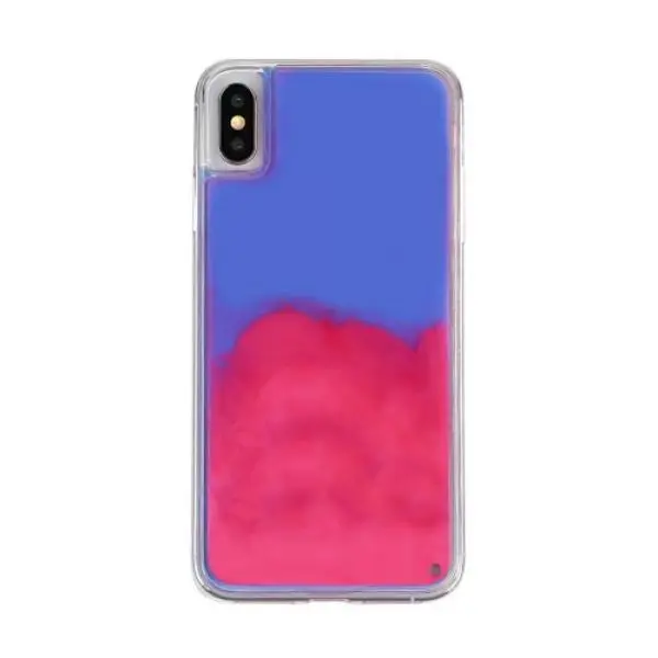 Fluor Liquid pink Funda iPhone X / XS