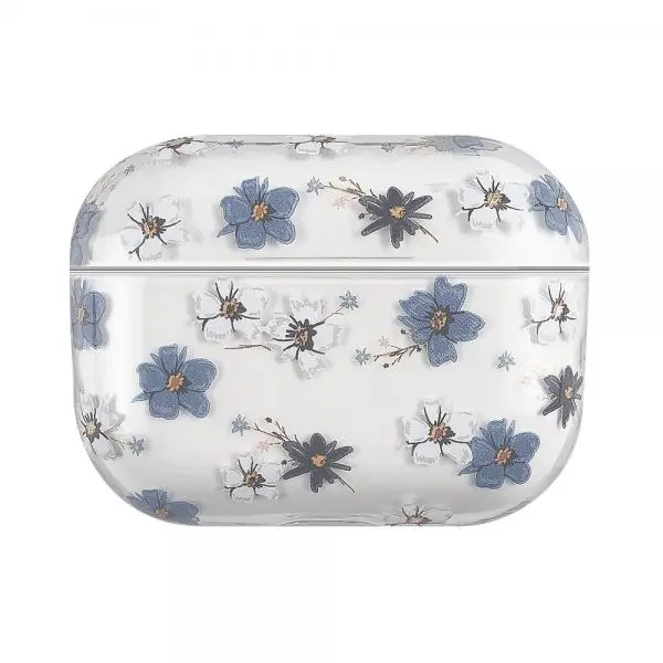 Gel transparente flores Funda Airpods Pro