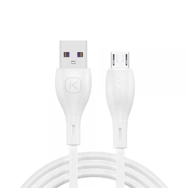 KUULAA Macaron Cable Micro USB blanco