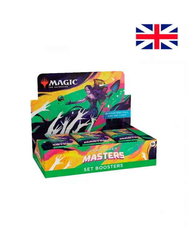 Magic the Gathering - Set Booster Display 24 mazos Commander Masters Inglés