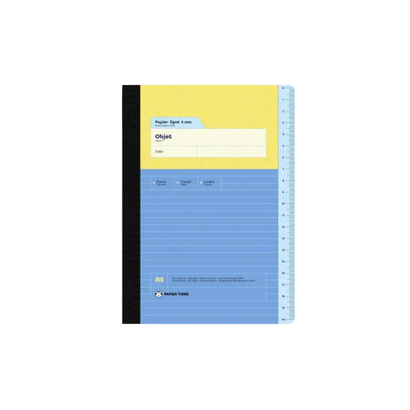 Notebook Papier Tigre A5 - Admin