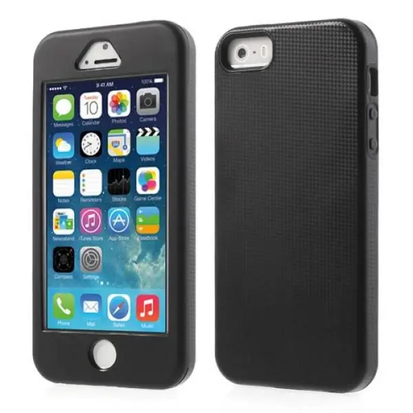 Slim super protect negro Funda iPhone 5/5S/SE
