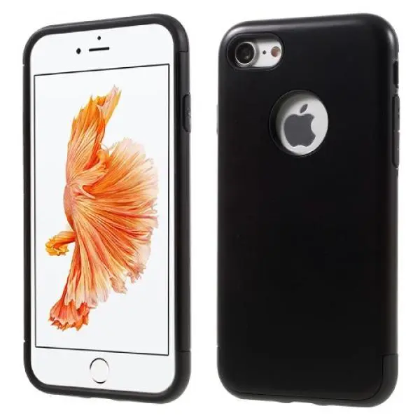 Soft Protect negro Funda iPhone 7 / 8 / SE 2020