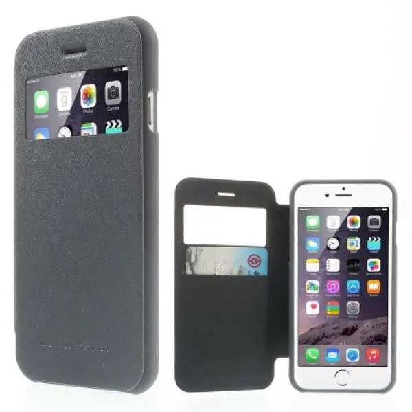 Window Booky gris Funda iPhone 6/6S